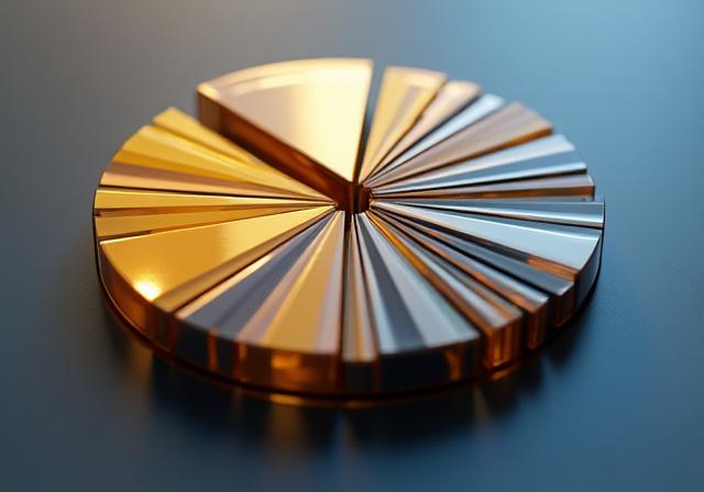 Token distribution pie chart showing presale and liquidity pools